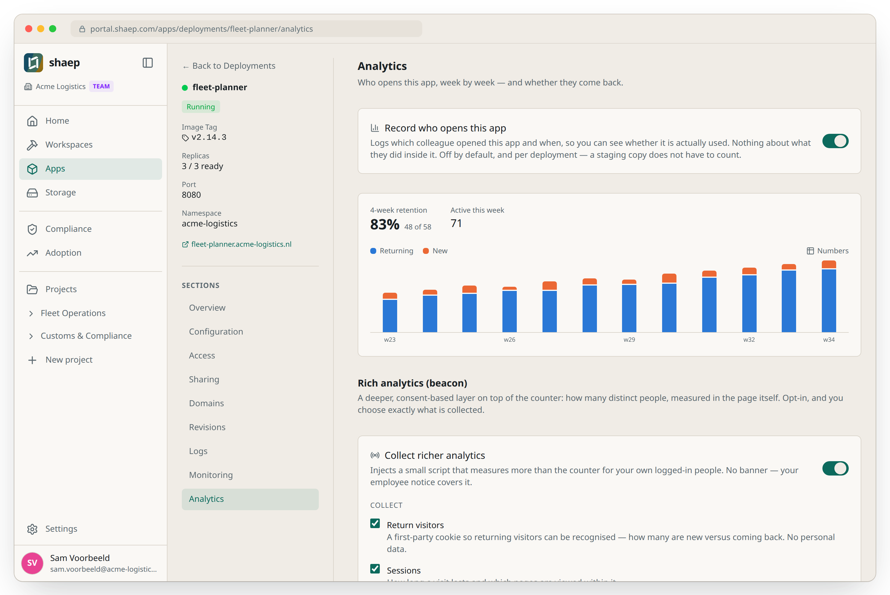 Support tools that fit your process