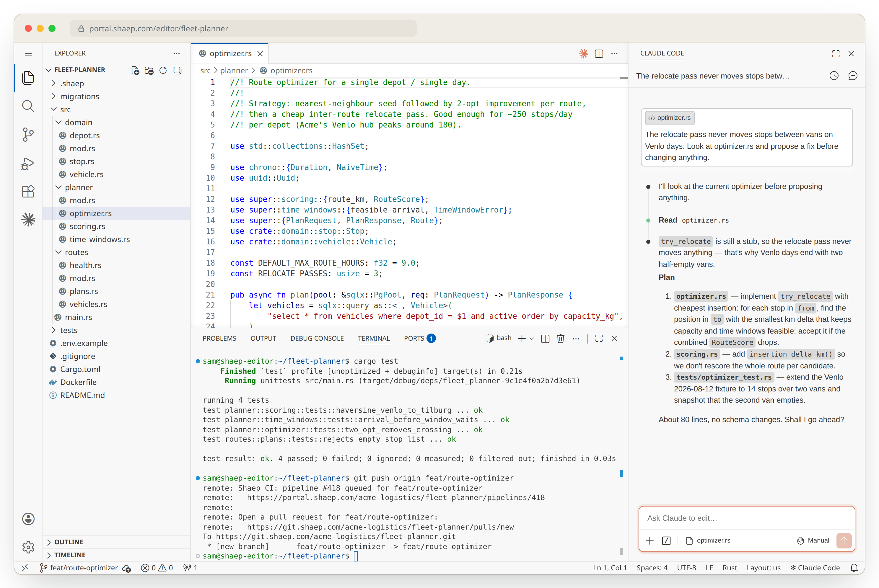 Full VS Code in your browser
